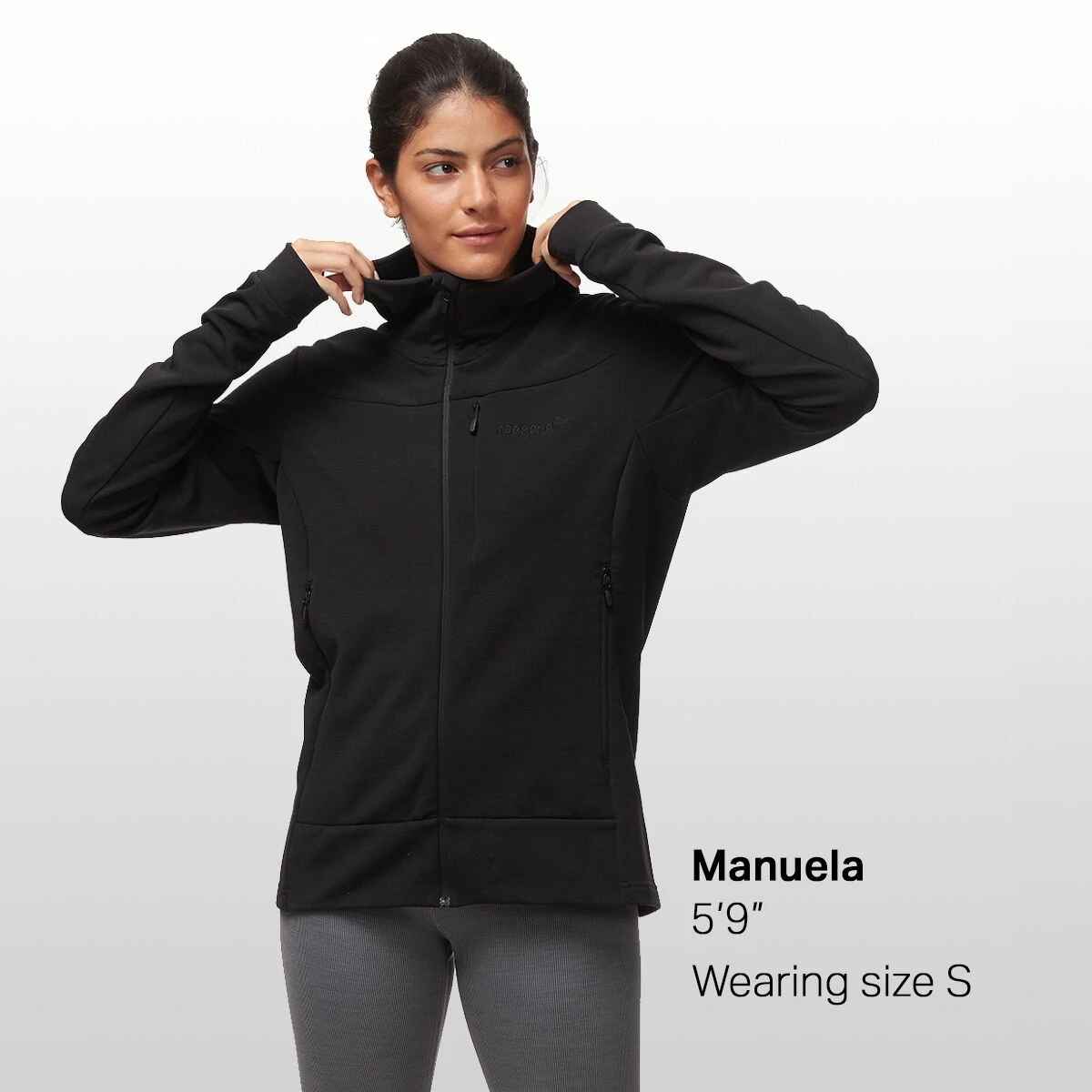 Norrona Falketind Warmwool2 Stretch Zip Hoodie Women's 2 Norrona Falketind Warmwool2 Stretch Zip Hoodie Women's - Image 2