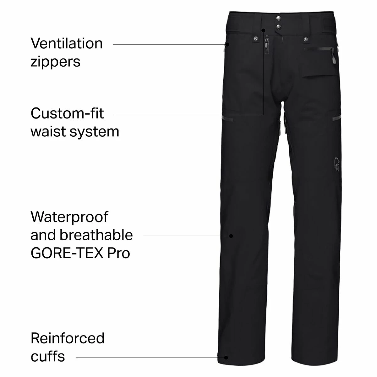 Norrona Lofoten GORE TEX Pro Plus Pant Men's 2 Norrona Lofoten GORE TEX Pro Plus Pant Men's - Image 2