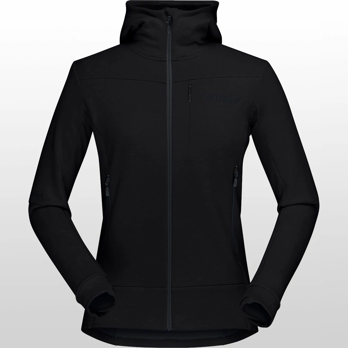 Norrona Falketind Warmwool2 Stretch Zip Hoodie Women's 8 Norrona Falketind Warmwool2 Stretch Zip Hoodie Women's - Image 8