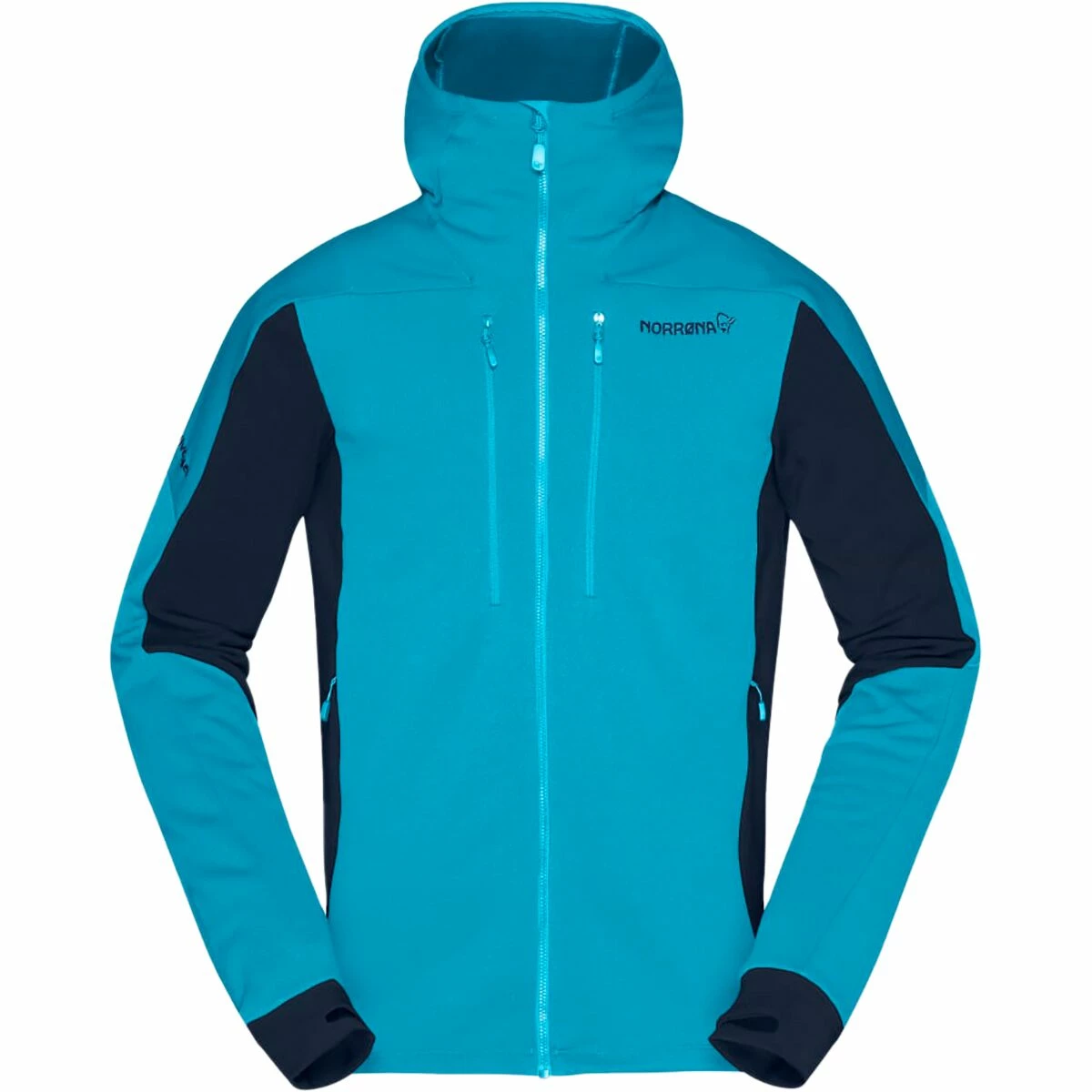 Norrona Trollveggen Powerstretch Pro Full Zip Hooded Jacket Men's 1 Norrona Trollveggen Powerstretch Pro Full Zip Hooded Jacket Men's