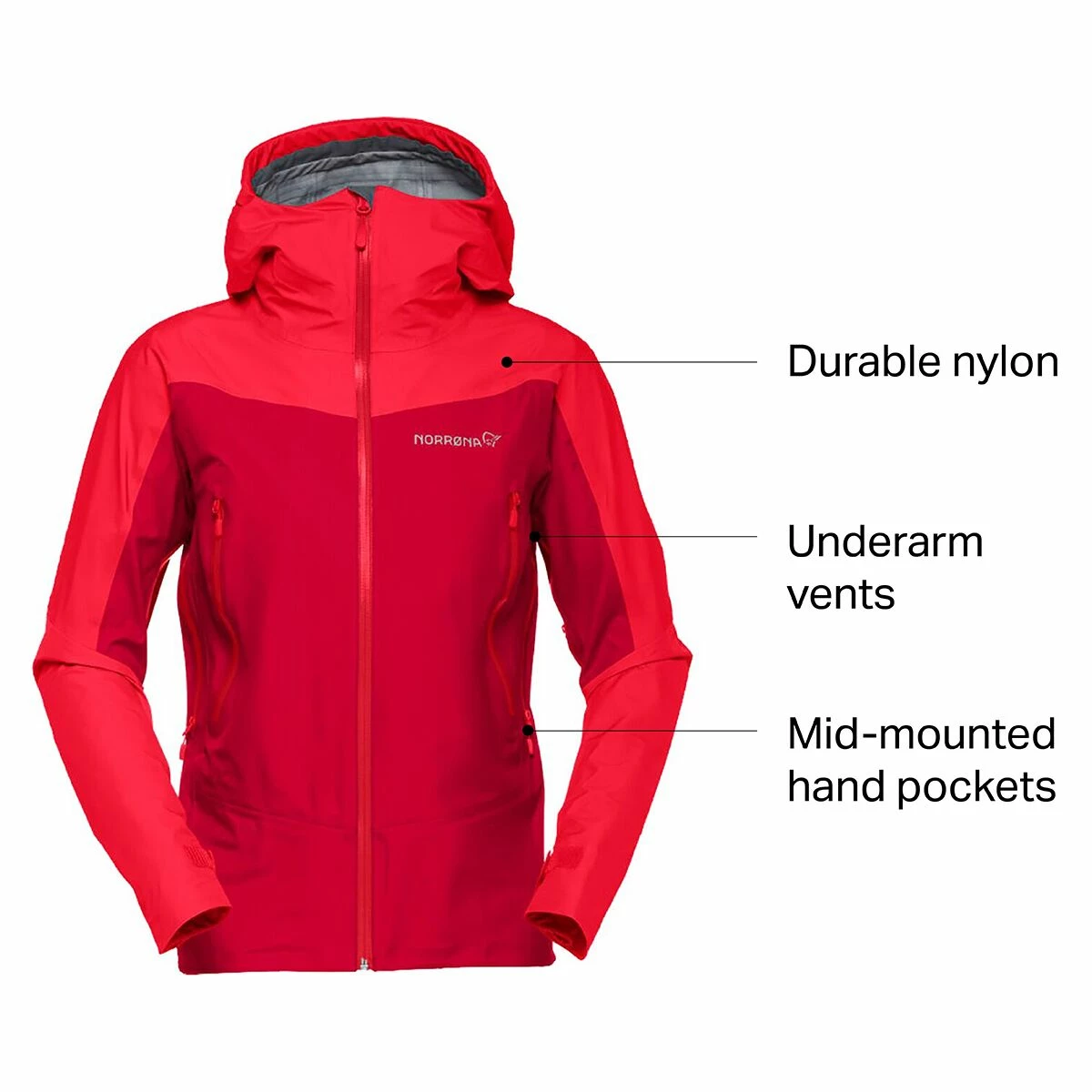 Norrona Falketind GORE TEX Jacket Women's 2 Norrona Falketind GORE TEX Jacket Women's - Image 2