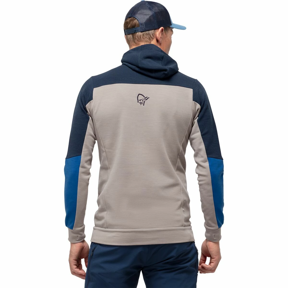 Norrona Falketind Warmwool2 Stretch Zip Hooded Jacket Men's 6 Norrona Falketind Warmwool2 Stretch Zip Hooded Jacket Men's - Image 6