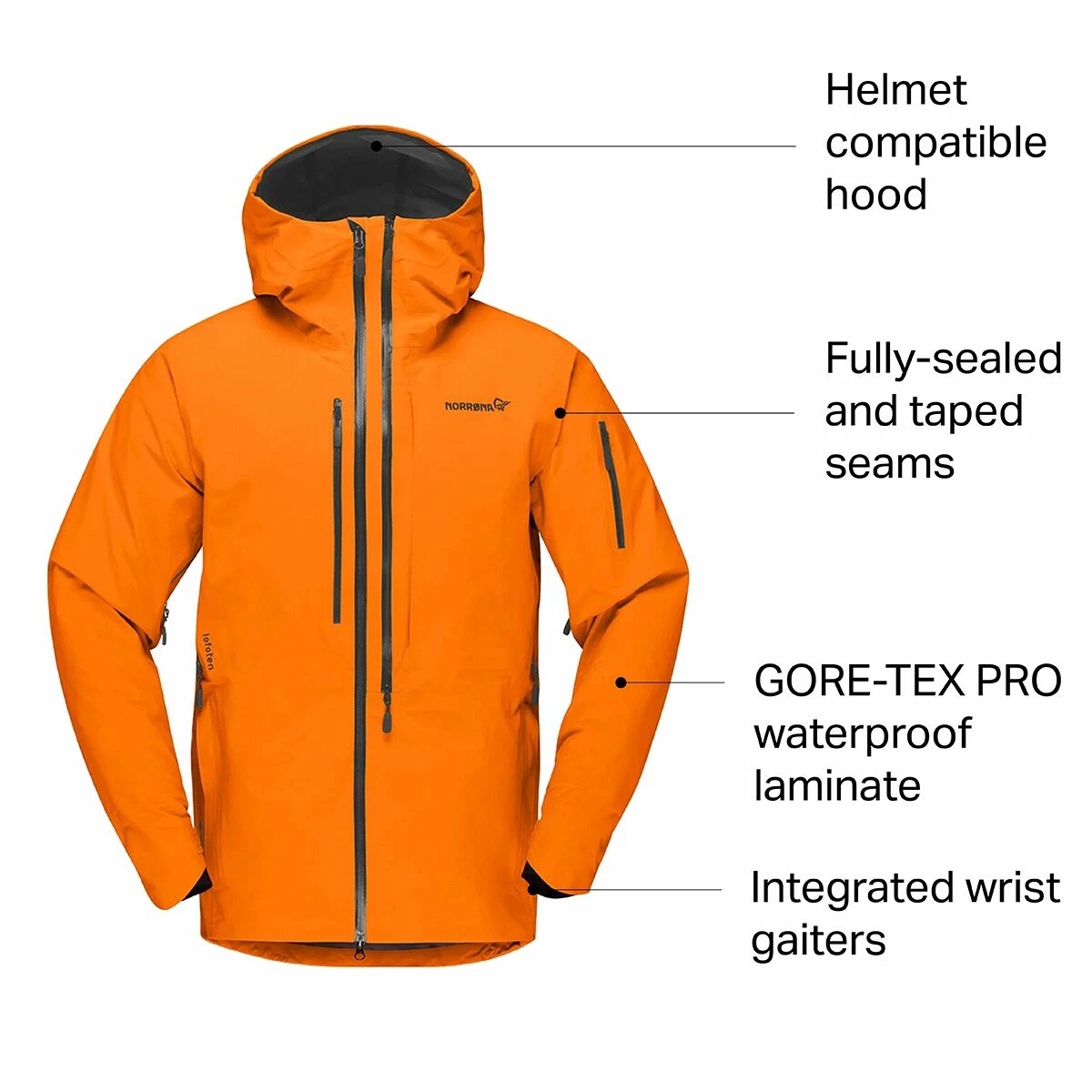 Norrona Lofoten GORE TEX Pro Plus Jacket Men's 4 Norrona Lofoten GORE TEX Pro Plus Jacket Men's - Image 4